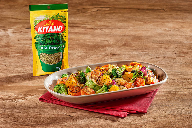 Legumes Salteados com Orégano